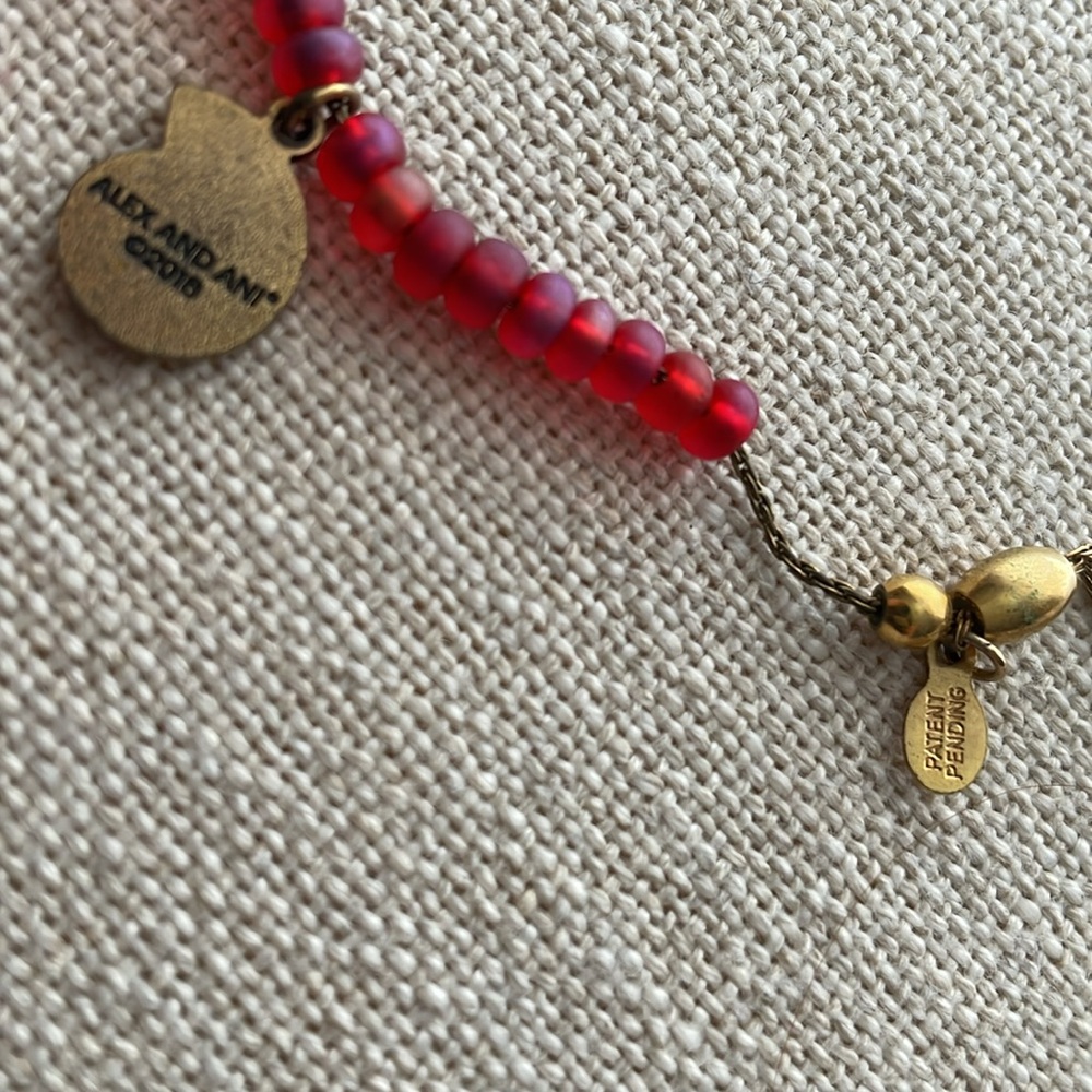 Alex and Ani seashell beaded anklet - Picture 4 of 5